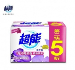 超能海风椰果香洗衣皂226gx2