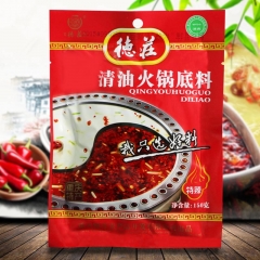 德庄清油火锅底料(特辣) 150克