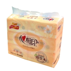 心相印二层塑装面巾200抽*6/提 291168