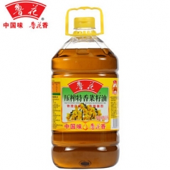 鲁花压榨特香菜籽油非转基因 4L
