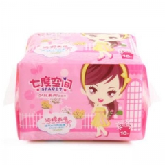 七度空间棉质卫生巾10片 日用