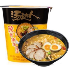 汤达人/杯 酸酸辣辣豚骨面