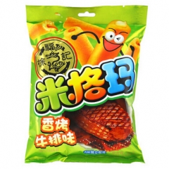 徐福记米格玛夹心水果卷香烤牛排90g  202504