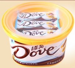 德芙酸奶芒果巧克力-碗装221g 3608566