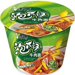康师傅泡椒牛肉面